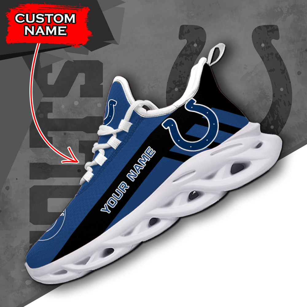 Personalized Indianapolis Colts NFL Max Soul Shoes Sneakers for Men And Women – NFL Football Fan Shoes, Team Sneakers