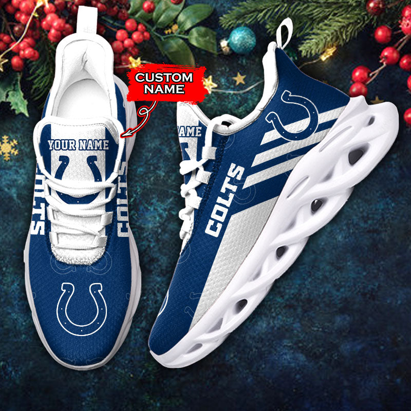 Personalized Indianapolis Colts NFL Max Soul Shoes Sneakers for Men And Women – NFL Football Fan Shoes, Team Sneakers