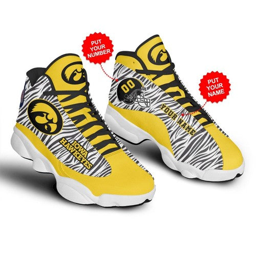 Personalized Iowa Hawkeyes JD13 Sneakers Shoes for Men & Women | Custom Fan Gift