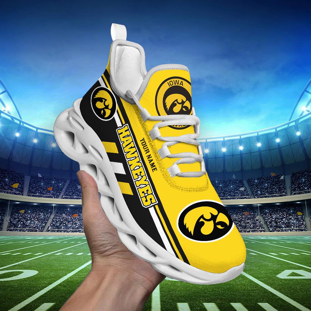 Personalized Iowa Hawkeyes Max Soul Shoes Sneakers for Men And Women – NCAA Fan Shoes, Team Sneakers