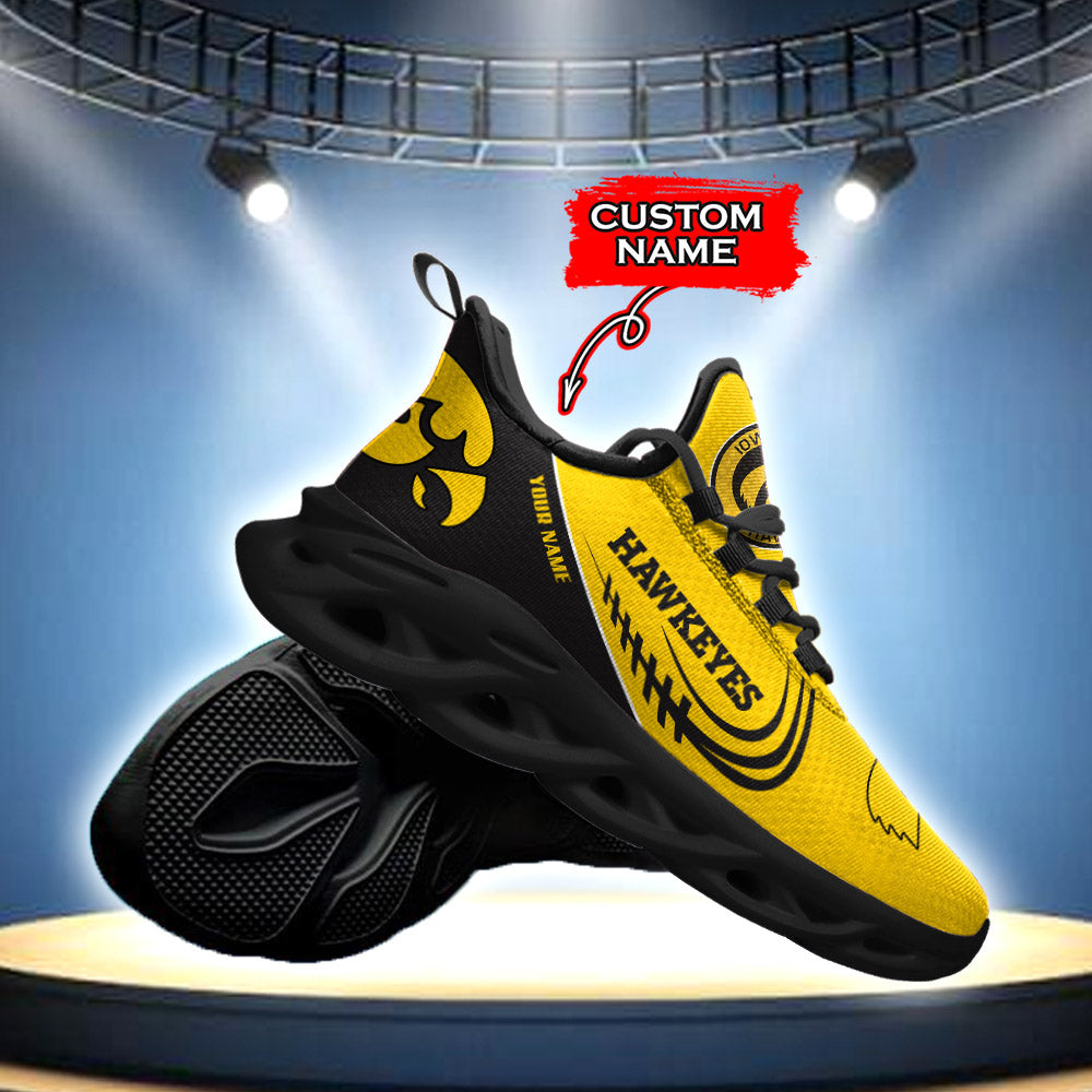 Personalized Iowa Hawkeyes NCAA Max Soul Shoes Sneakers for Men And Women – NCAA Fan Shoes, Team Sneakers - Image 5