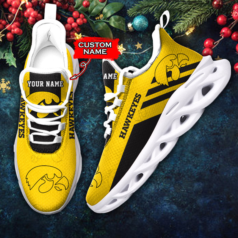 Personalized Iowa Hawkeyes NCAA Max Soul Shoes Sneakers for Men And Women – NCAA Fan Shoes, Team Sneakers
