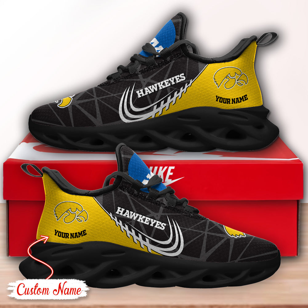 Personalized Iowa Hawkeyes NCAA Max Soul Shoes Sneakers for Men And Women – NCAA Fan Shoes, Team Sneakers