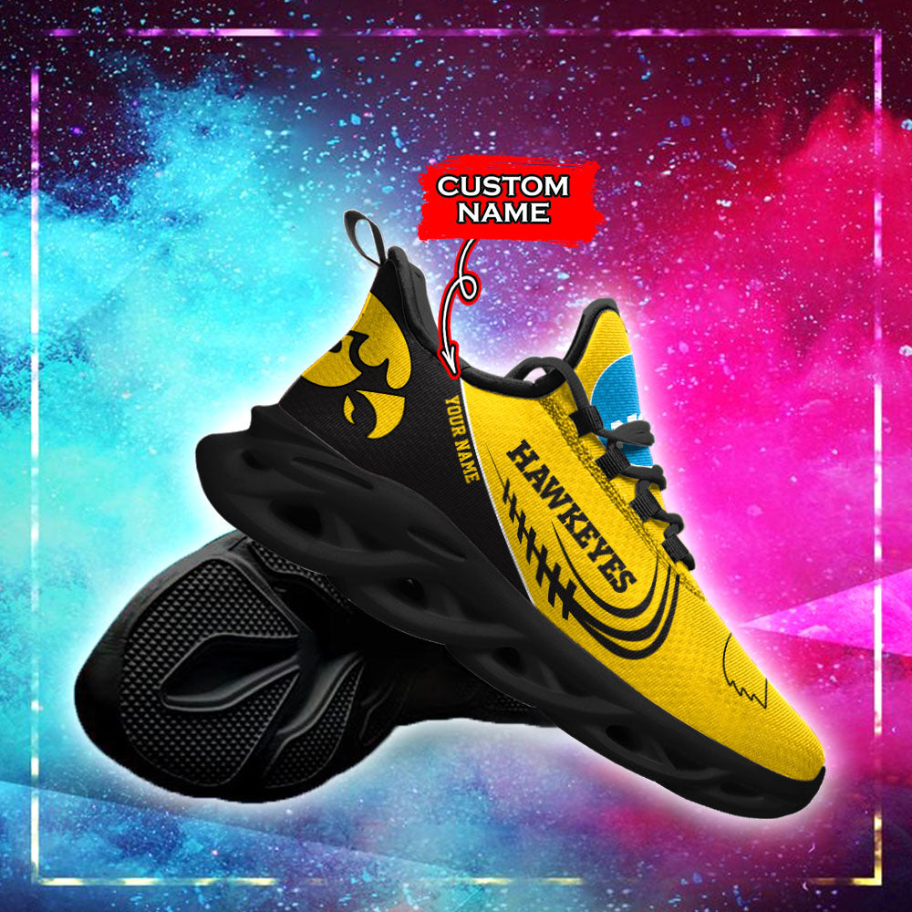 Personalized Iowa Hawkeyes NCAA Max Soul Shoes Sneakers for Men And Women – NCAA Fan Shoes, Team Sneakers - Image 4