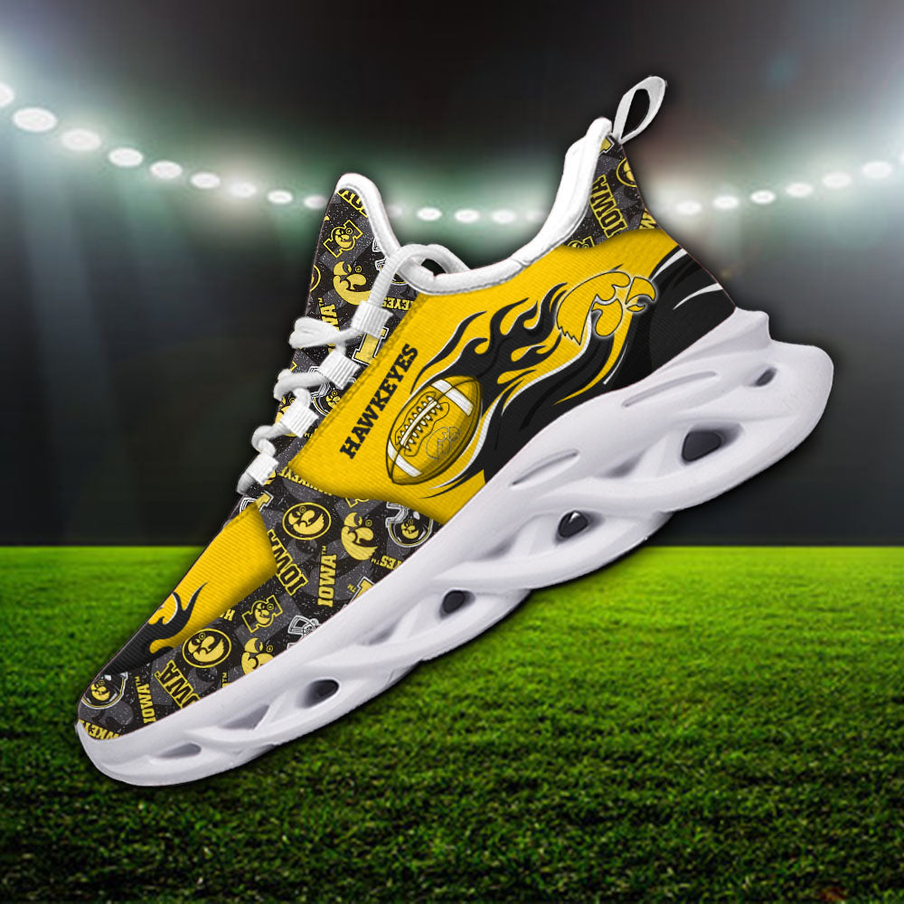 Personalized Iowa Hawkeyes NCAA Max Soul Shoes Sneakers for Men And Women – NCAA Fan Shoes, Team Sneakers