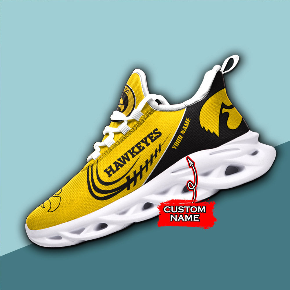 Personalized Iowa Hawkeyes NCAA Max Soul Shoes Sneakers for Men And Women – NCAA Fan Shoes, Team Sneakers - Image 4