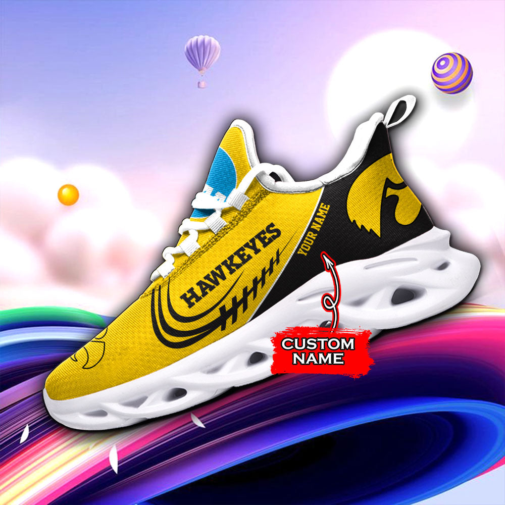 Personalized Iowa Hawkeyes NCAA Max Soul Shoes Sneakers for Men And Women – NCAA Fan Shoes, Team Sneakers - Image 3