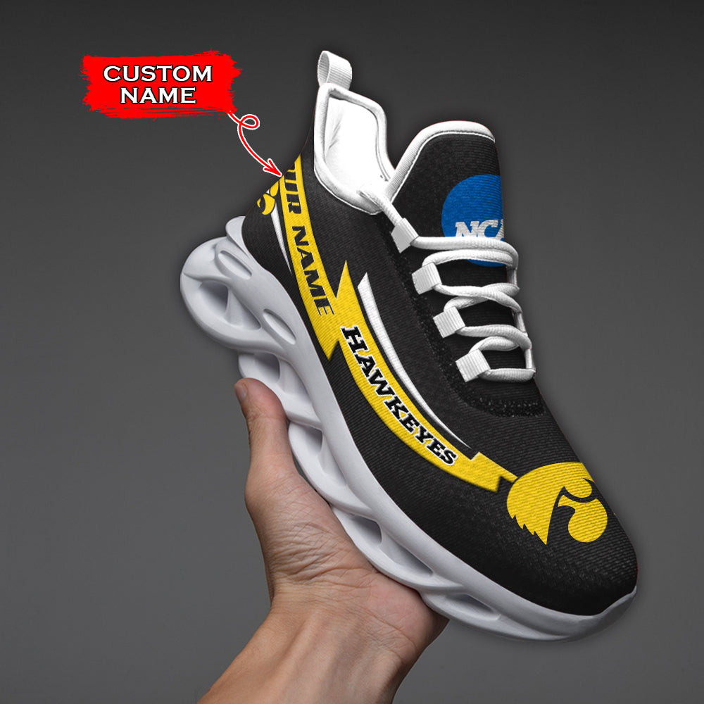 Personalized Iowa Hawkeyes NCAA Max Soul Shoes Sneakers for Men And Women – NCAA Fan Shoes, Team Sneakers