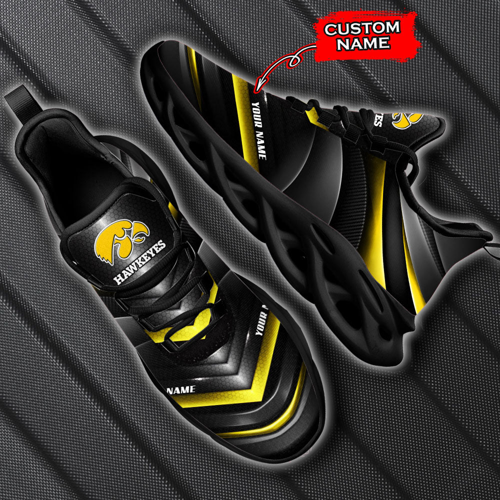 Personalized Iowa Hawkeyes NCAA Max Soul Shoes Sneakers for Men And Women – NCAA Fan Shoes, Team Sneakers - Image 5