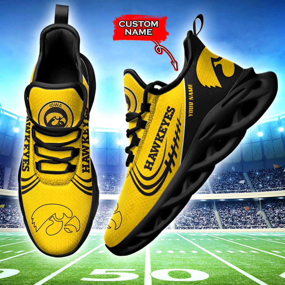 Personalized Iowa Hawkeyes NCAA Max Soul Shoes Sneakers for Men And Women – NCAA Fan Shoes, Team Sneakers - Image 3