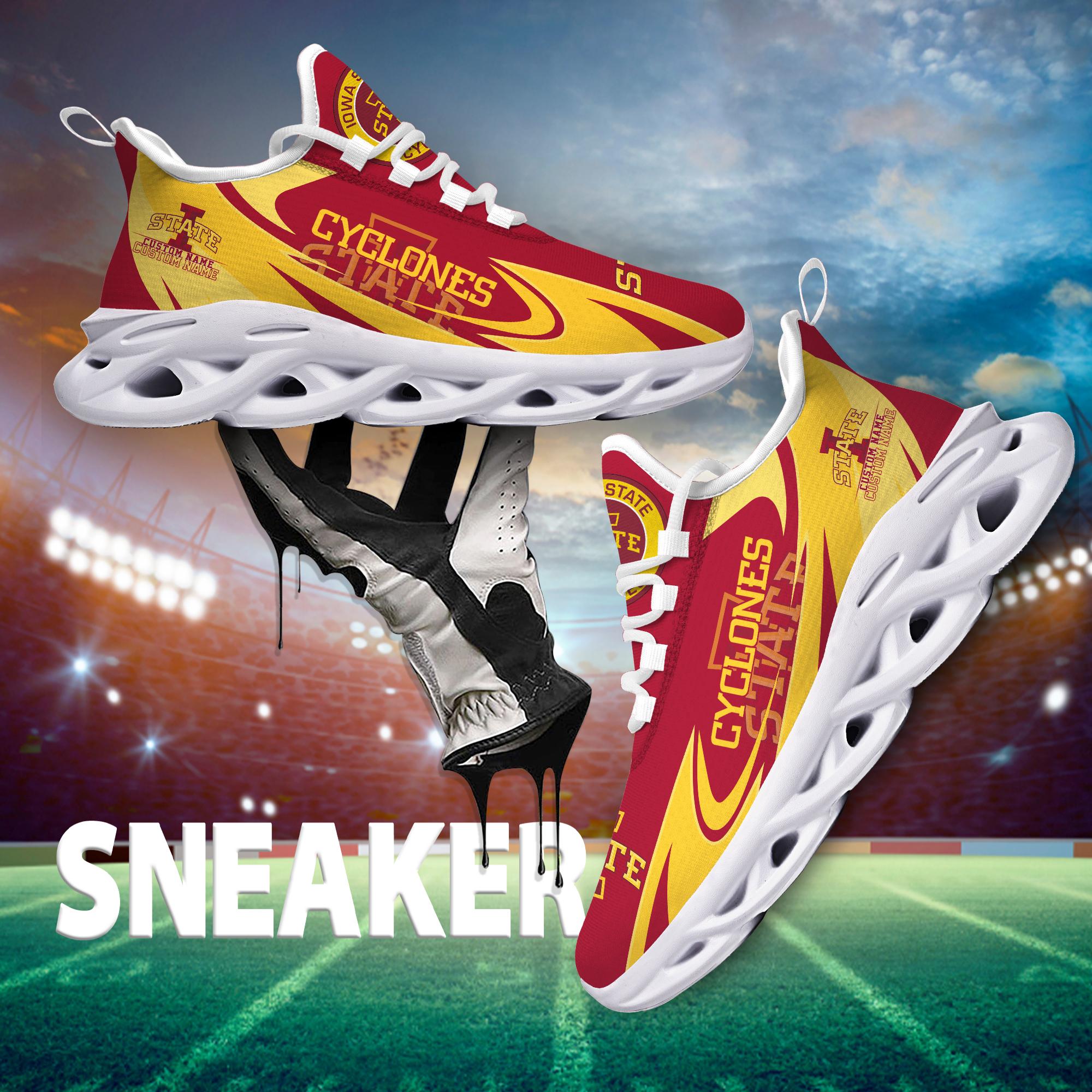 Personalized Iowa State Cyclones Max Soul Shoes Sneakers for Men And Women – NCAA Fan Shoes, Team Sneakers