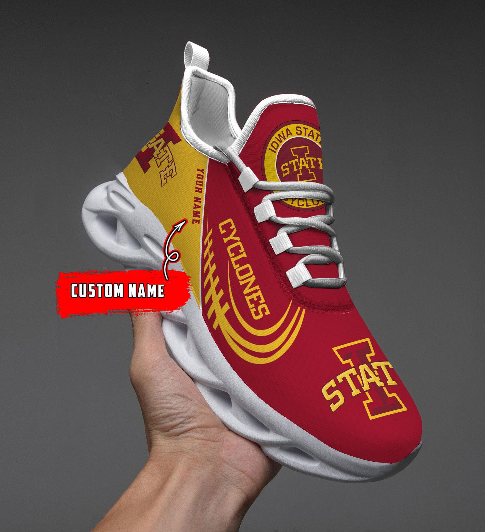 Personalized Iowa State Cyclones Max Soul Shoes Sneakers for Men And Women – NCAA Fan Shoes, Team Sneakers