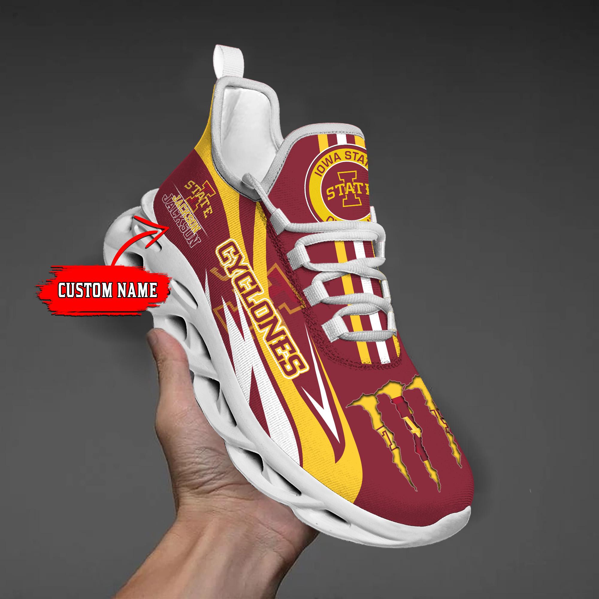 Personalized Iowa State Cyclones Max Soul Shoes Sneakers for Men And Women – NCAA Fan Shoes, Team Sneakers
