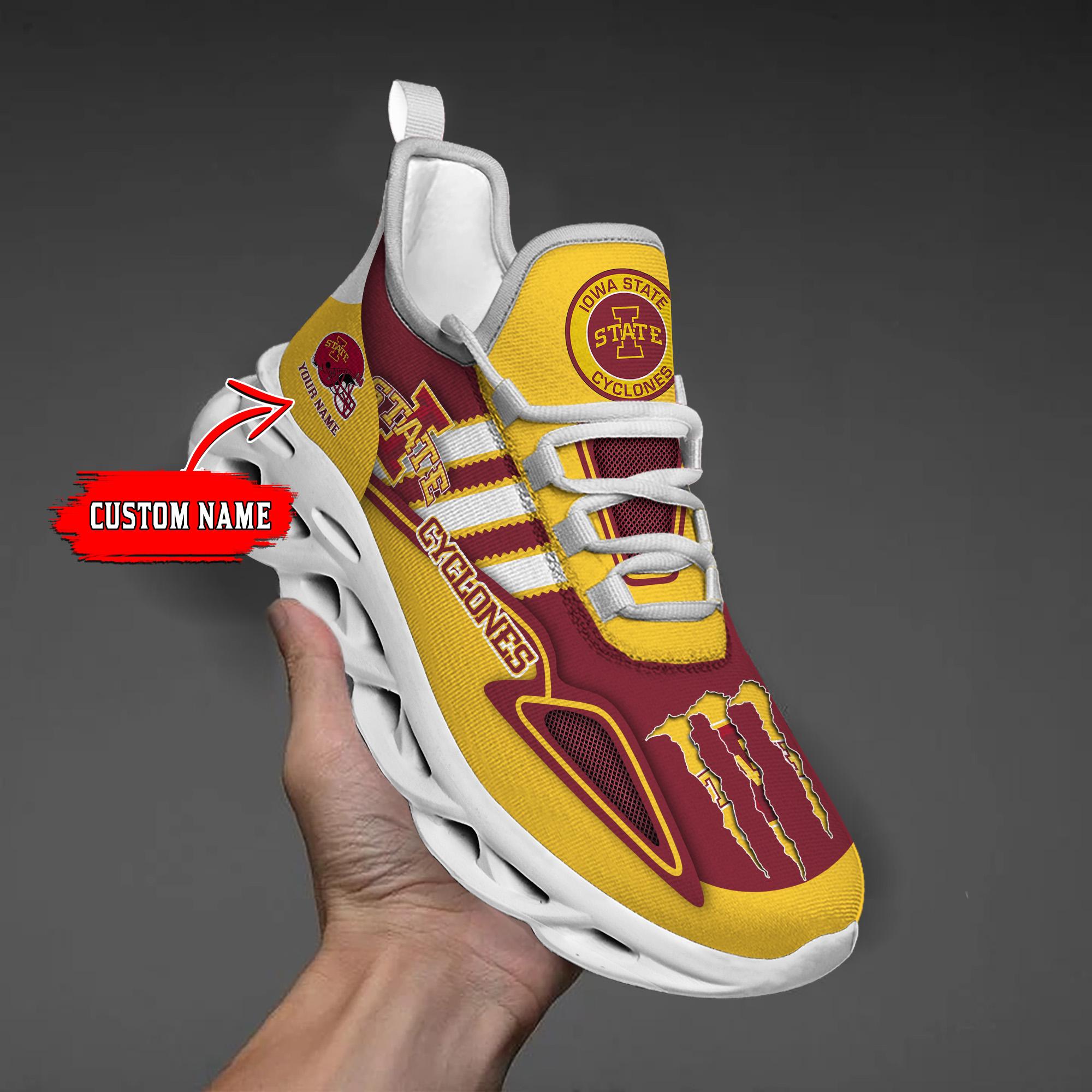 Personalized Iowa State Cyclones Max Soul Shoes Sneakers for Men And Women – NCAA Fan Shoes, Team Sneakers
