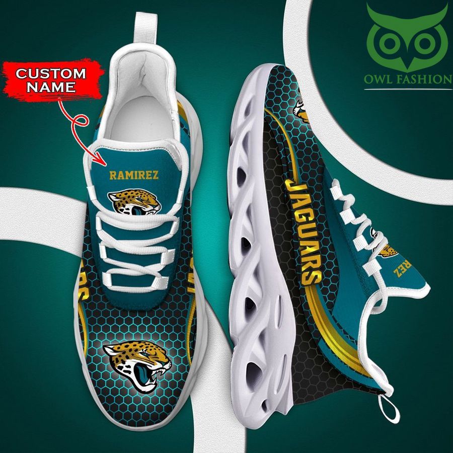 Personalized Jacksonville Jaguars Max Soul Shoes Sneakers for Men And Women – NFL Football Fan Shoes, Team Sneakers