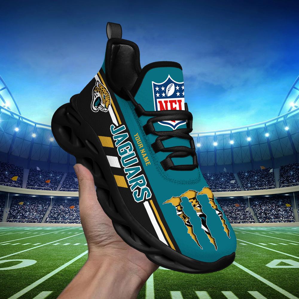 Personalized Jacksonville Jaguars Max Soul Shoes Sneakers for Men And Women – NFL Football Fan Shoes, Team Sneakers - Image 8