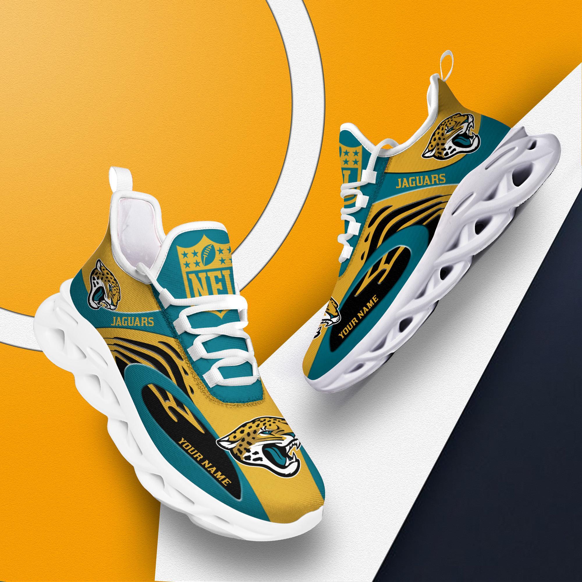Personalized Jacksonville Jaguars Max Soul Shoes Sneakers for Men And Women – NFL Football Fan Shoes, Team Sneakers - Image 5