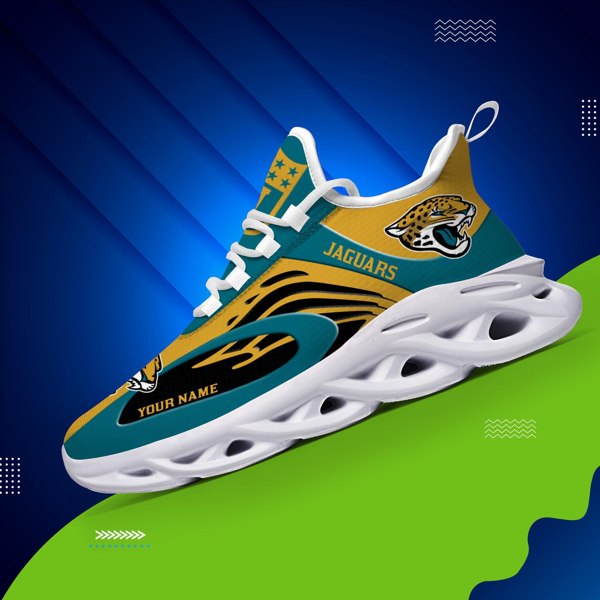 Personalized Jacksonville Jaguars Max Soul Shoes Sneakers for Men And Women – NFL Football Fan Shoes, Team Sneakers - Image 7
