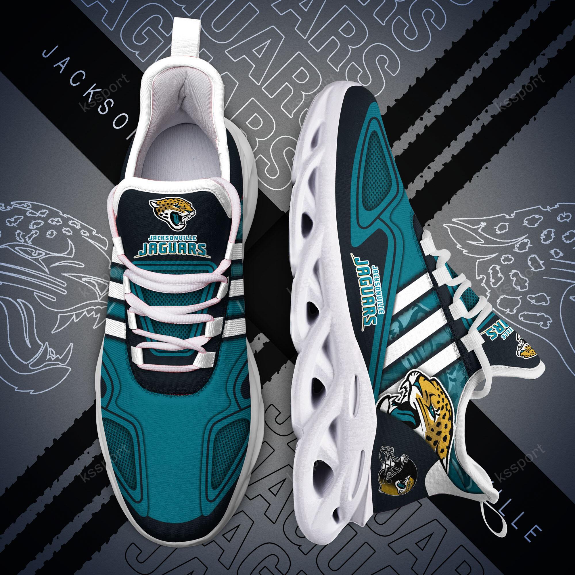 Personalized Jacksonville Jaguars Max Soul Shoes Sneakers for Men And Women – NFL Football Fan Shoes, Team Sneakers