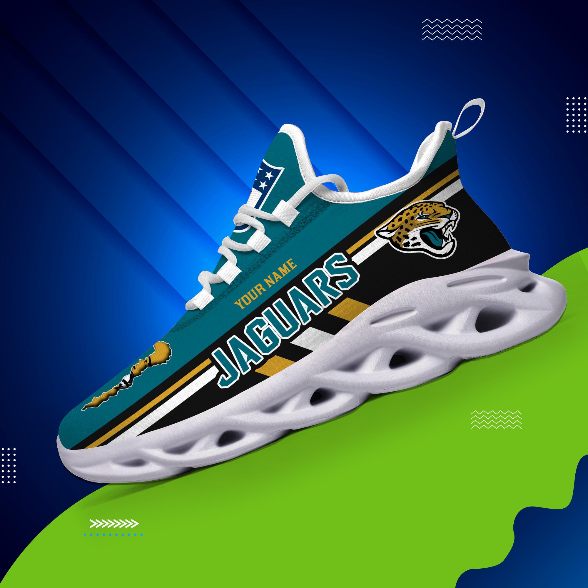 Personalized Jacksonville Jaguars Max Soul Shoes Sneakers for Men And Women – NFL Football Fan Shoes, Team Sneakers - Image 5