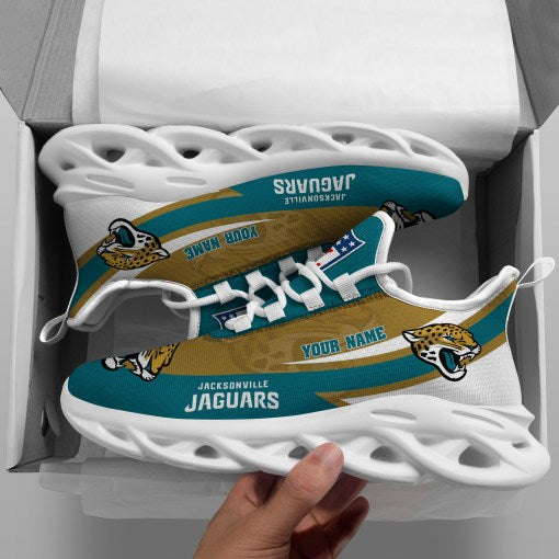 Personalized Jacksonville Jaguars NFL Max Soul Shoes Sneakers for Men And Women – NFL Football Fan Shoes, Team Sneakers