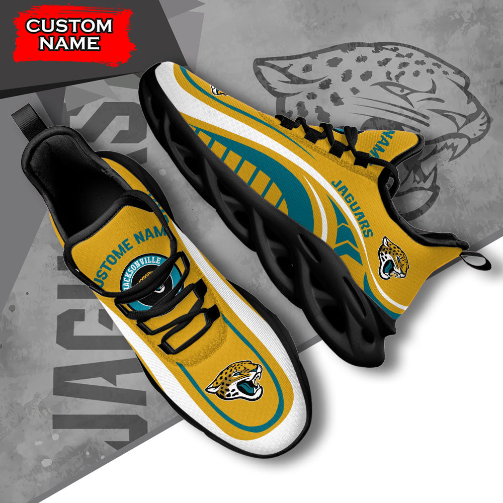 Personalized Jacksonville Jaguars NFL Max Soul Shoes Sneakers for Men And Women – NFL Football Fan Shoes, Team Sneakers - Image 5