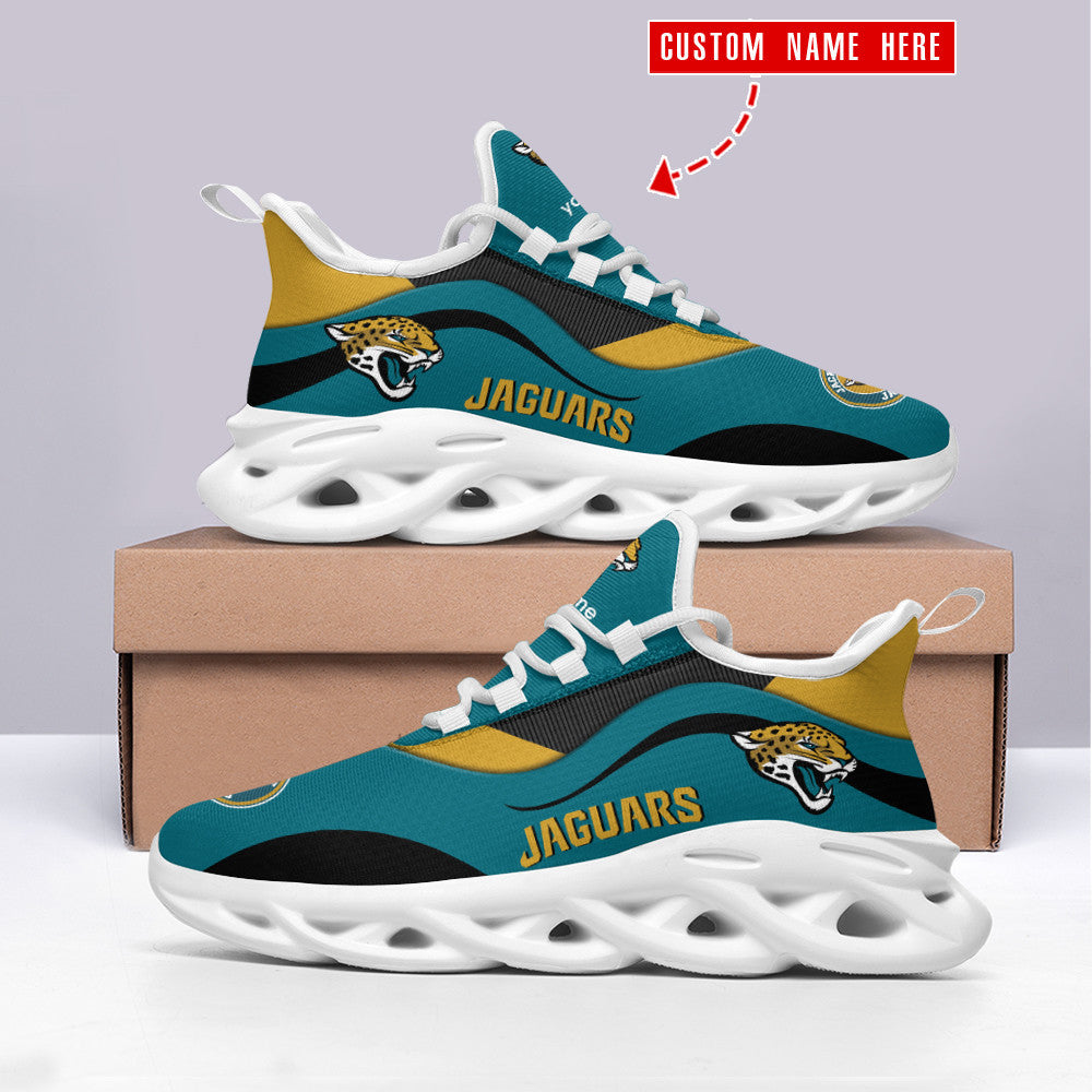 Personalized Jacksonville Jaguars NFL Max Soul Shoes Sneakers for Men And Women – NFL Football Fan Shoes, Team Sneakers
