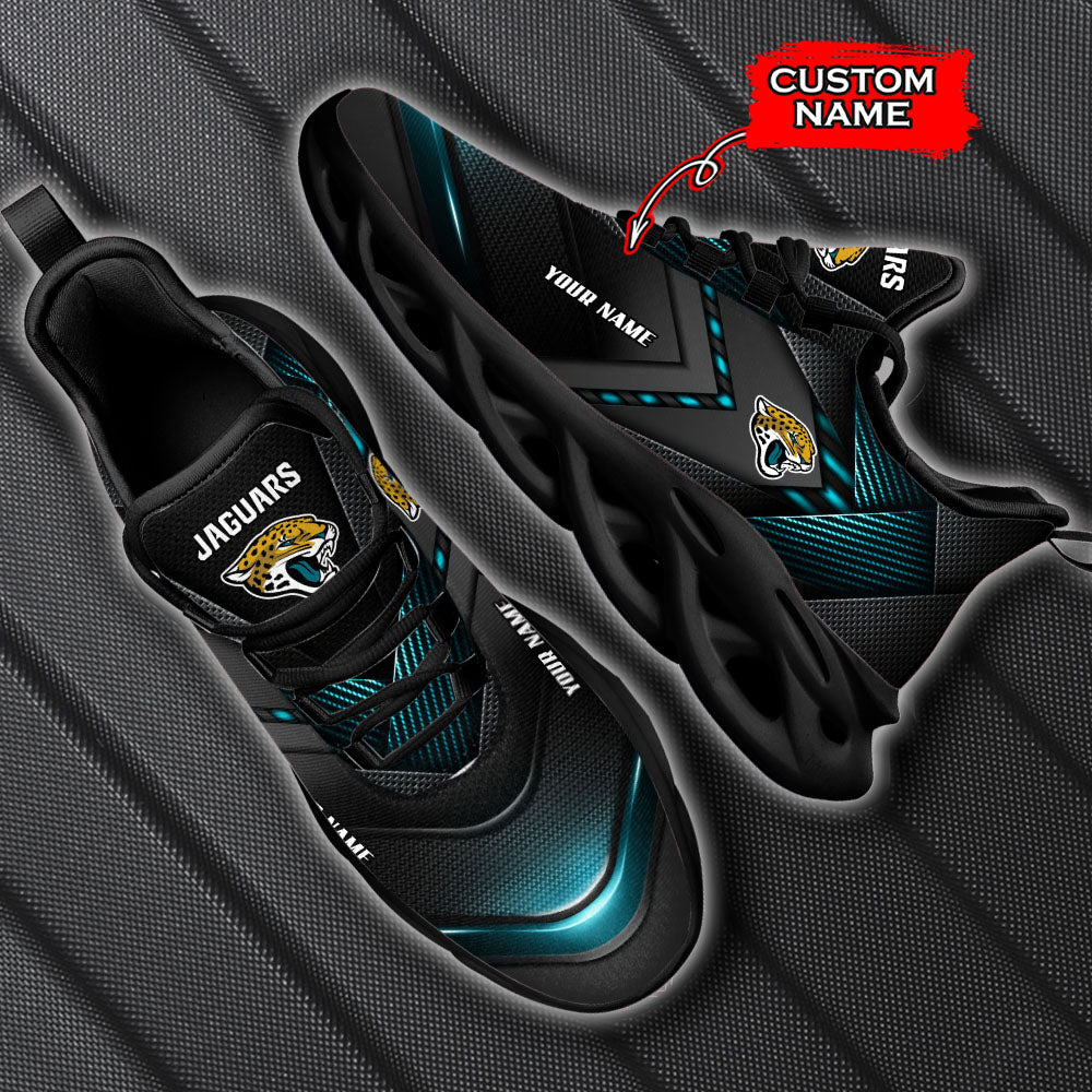 Personalized Jacksonville Jaguars NFL Max Soul Shoes Sneakers for Men And Women – NFL Football Fan Shoes, Team Sneakers - Image 5