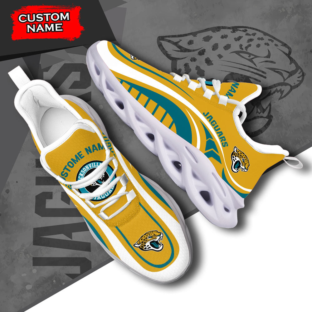Personalized Jacksonville Jaguars NFL Max Soul Shoes Sneakers for Men And Women – NFL Football Fan Shoes, Team Sneakers - Image 6