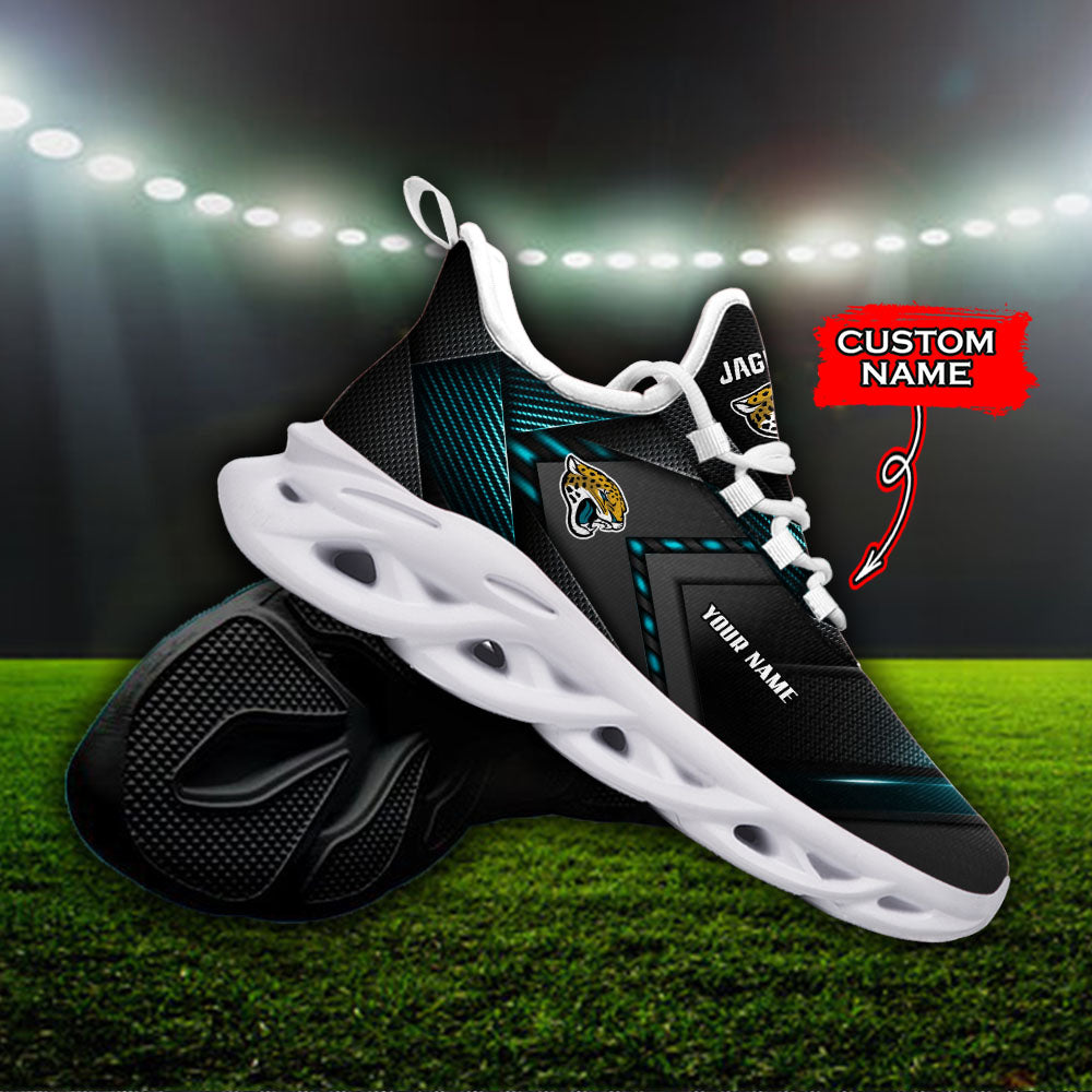 Personalized Jacksonville Jaguars NFL Max Soul Shoes Sneakers for Men And Women – NFL Football Fan Shoes, Team Sneakers - Image 3