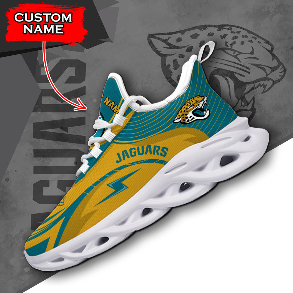 Personalized Jacksonville Jaguars NFL Max Soul Shoes Sneakers for Men And Women – NFL Football Fan Shoes, Team Sneakers