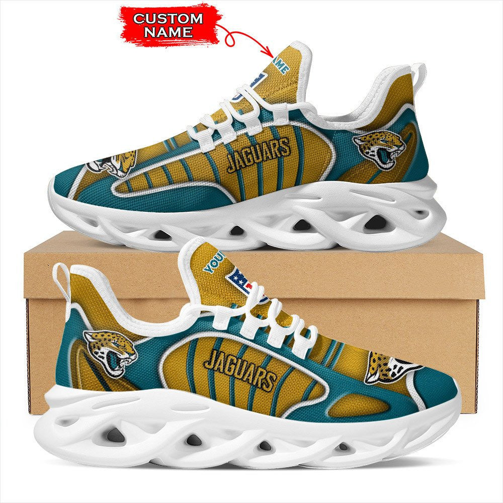 Personalized Jacksonville Jaguars NFL Max Soul Shoes Sneakers for Men And Women – NFL Football Fan Shoes, Team Sneakers