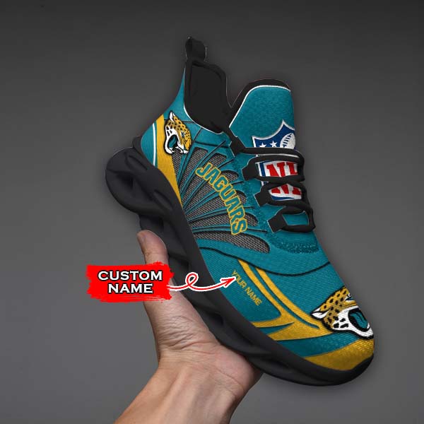 Personalized Jacksonville Jaguars NFL Max Soul Shoes Sneakers for Men And Women – NFL Football Fan Shoes, Team Sneakers - Image 5