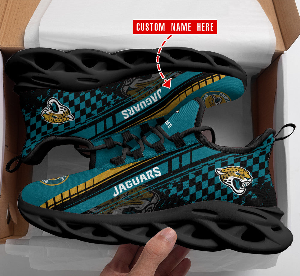 Personalized Jacksonville Jaguars NFL Max Soul Shoes Sneakers for Men And Women – NFL Football Fan Shoes, Team Sneakers