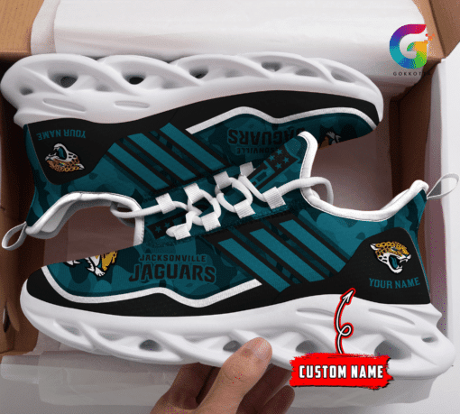 Personalized Jacksonville Jaguars NFL Max Soul Shoes Sneakers for Men And Women – NFL Football Fan Shoes, Team Sneakers