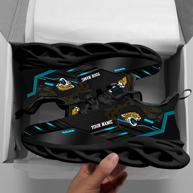 Personalized Jacksonville Jaguars NFL Max Soul Shoes Sneakers for Men And Women – NFL Football Fan Shoes, Team Sneakers