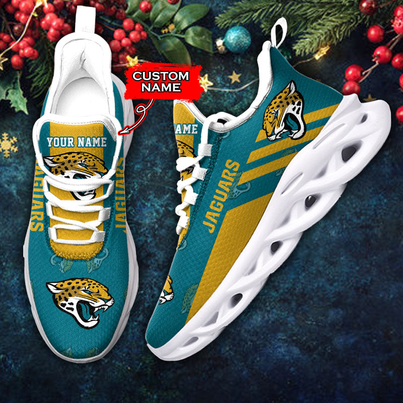 Personalized Jacksonville Jaguars NFL Max Soul Shoes Sneakers for Men And Women – NFL Football Fan Shoes, Team Sneakers