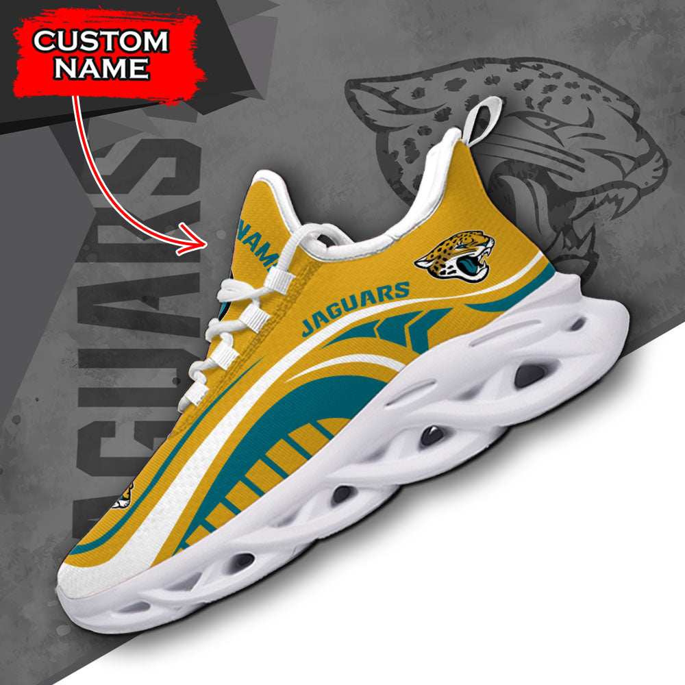 Personalized Jacksonville Jaguars NFL Max Soul Shoes Sneakers for Men And Women – NFL Football Fan Shoes, Team Sneakers