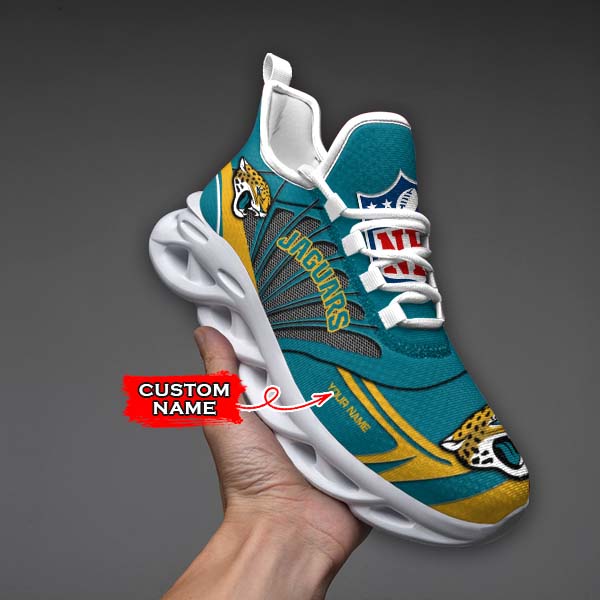 Personalized Jacksonville Jaguars NFL Max Soul Shoes Sneakers for Men And Women – NFL Football Fan Shoes, Team Sneakers - Image 6