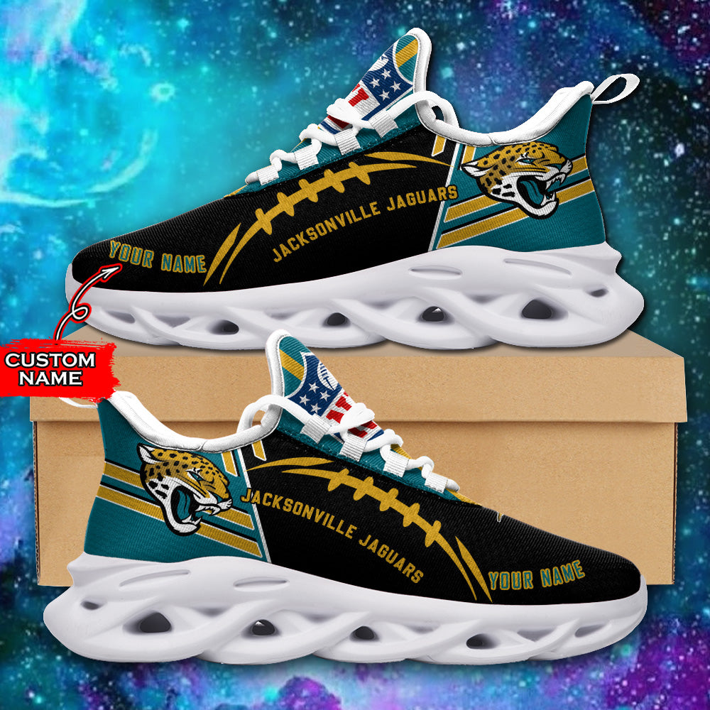 Personalized Jacksonville Jaguars NFL Max Soul Shoes Sneakers for Men And Women – NFL Football Fan Shoes, Team Sneakers