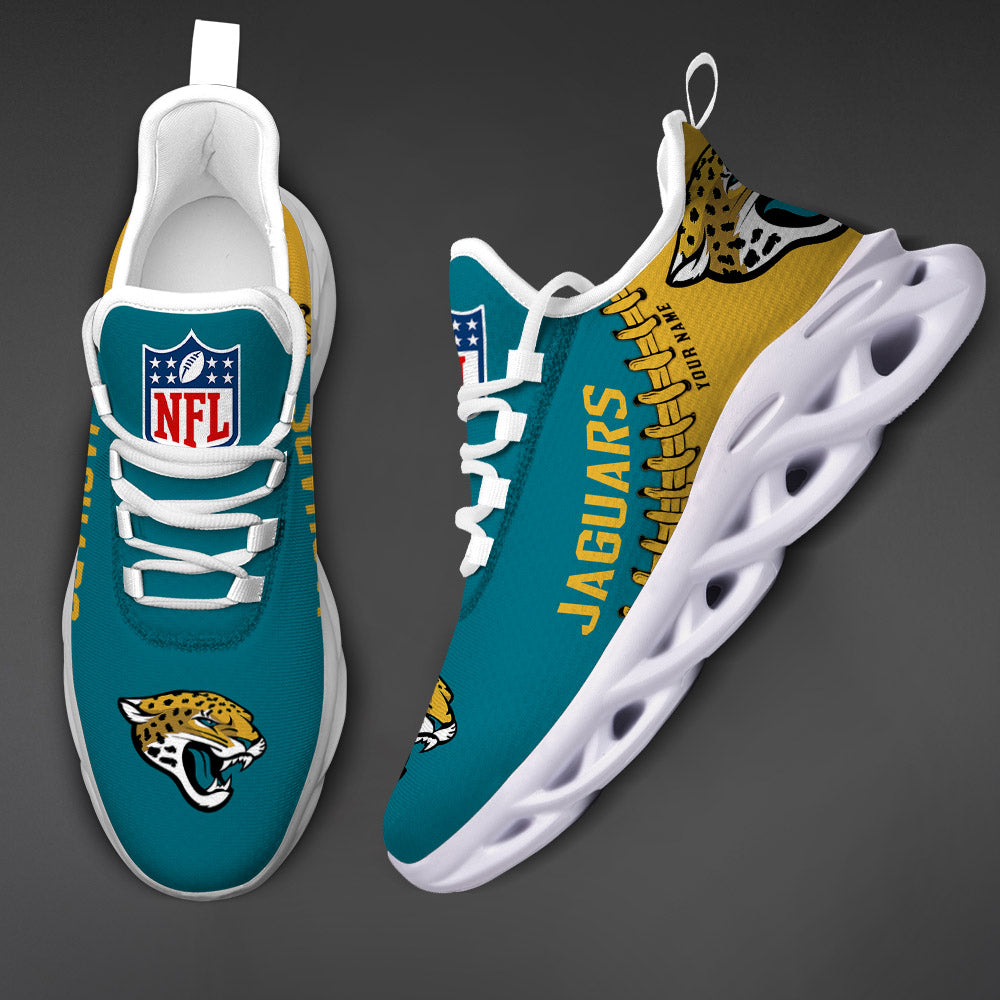 Personalized Jacksonville Jaguars NFL Max Soul Shoes Sneakers for Men And Women – NFL Football Fan Shoes, Team Sneakers - Image 3