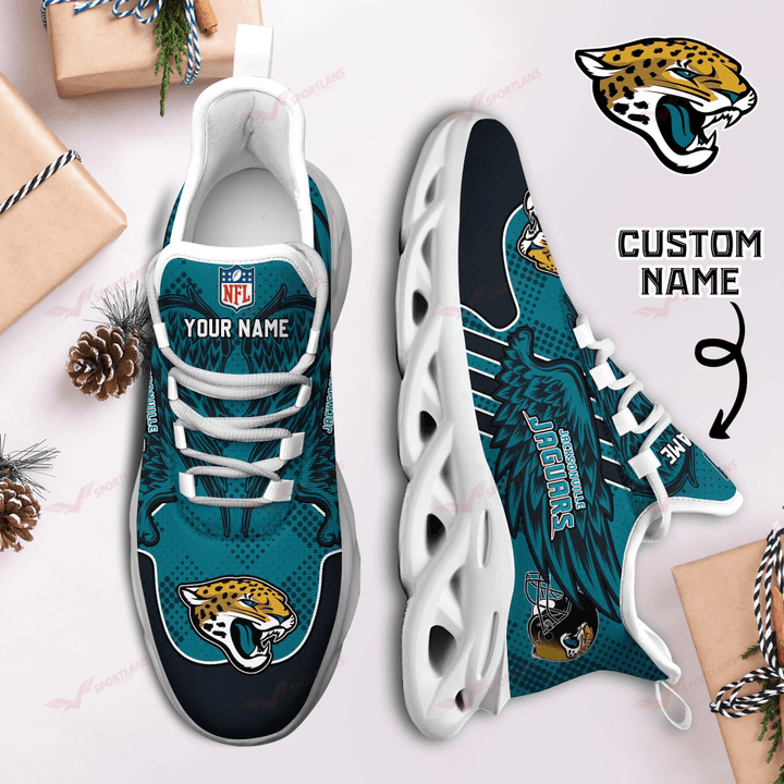 Personalized Jacksonville Jaguars NFL Max Soul Shoes Sneakers for Men And Women – NFL Football Fan Shoes, Team Sneakers
