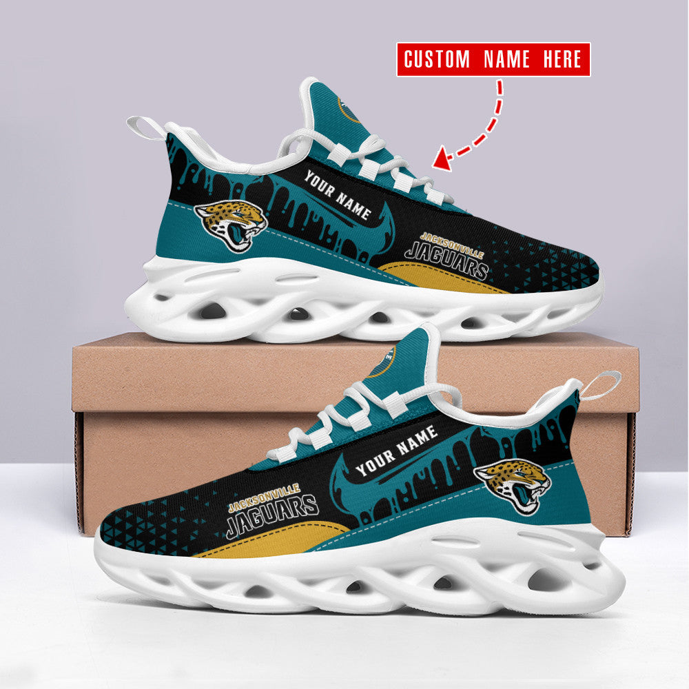 Personalized Jacksonville Jaguars NFL Max Soul Shoes Sneakers for Men And Women – NFL Football Fan Shoes, Team Sneakers