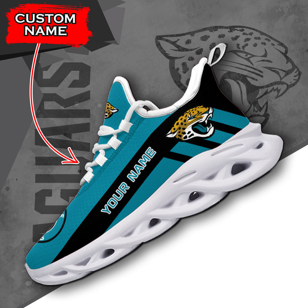 Personalized Jacksonville Jaguars NFL Max Soul Shoes Sneakers for Men And Women – NFL Football Fan Shoes, Team Sneakers