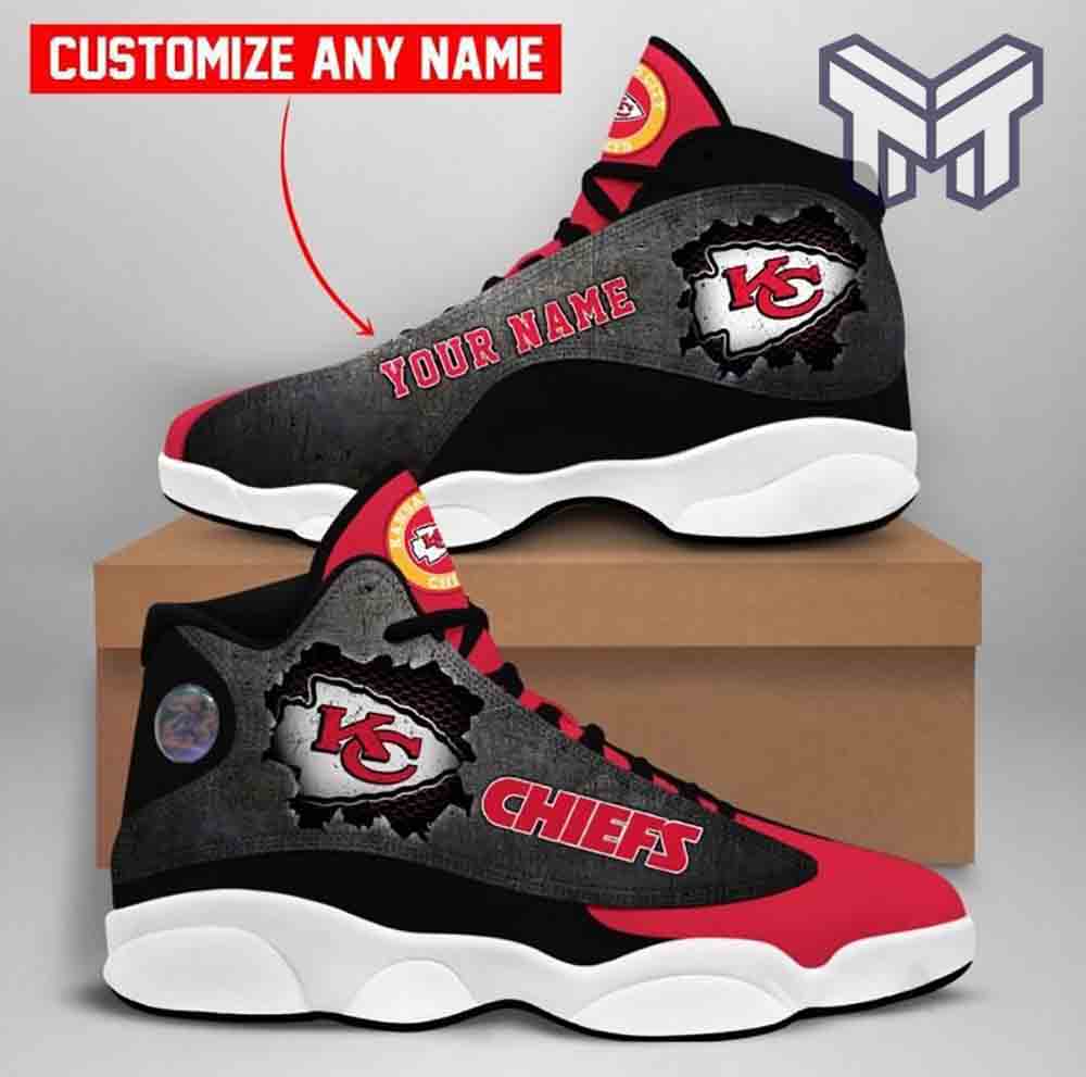 Personalized Kansas City Chiefs JD13 Sneakers Shoes for Men & Women | Custom Fan Gift