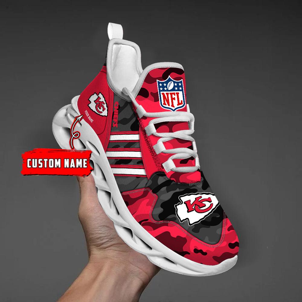 Personalized Kansas City Chiefs Max Soul Shoes Sneakers for Men And Women – NFL Football Fan Shoes, Team Sneakers