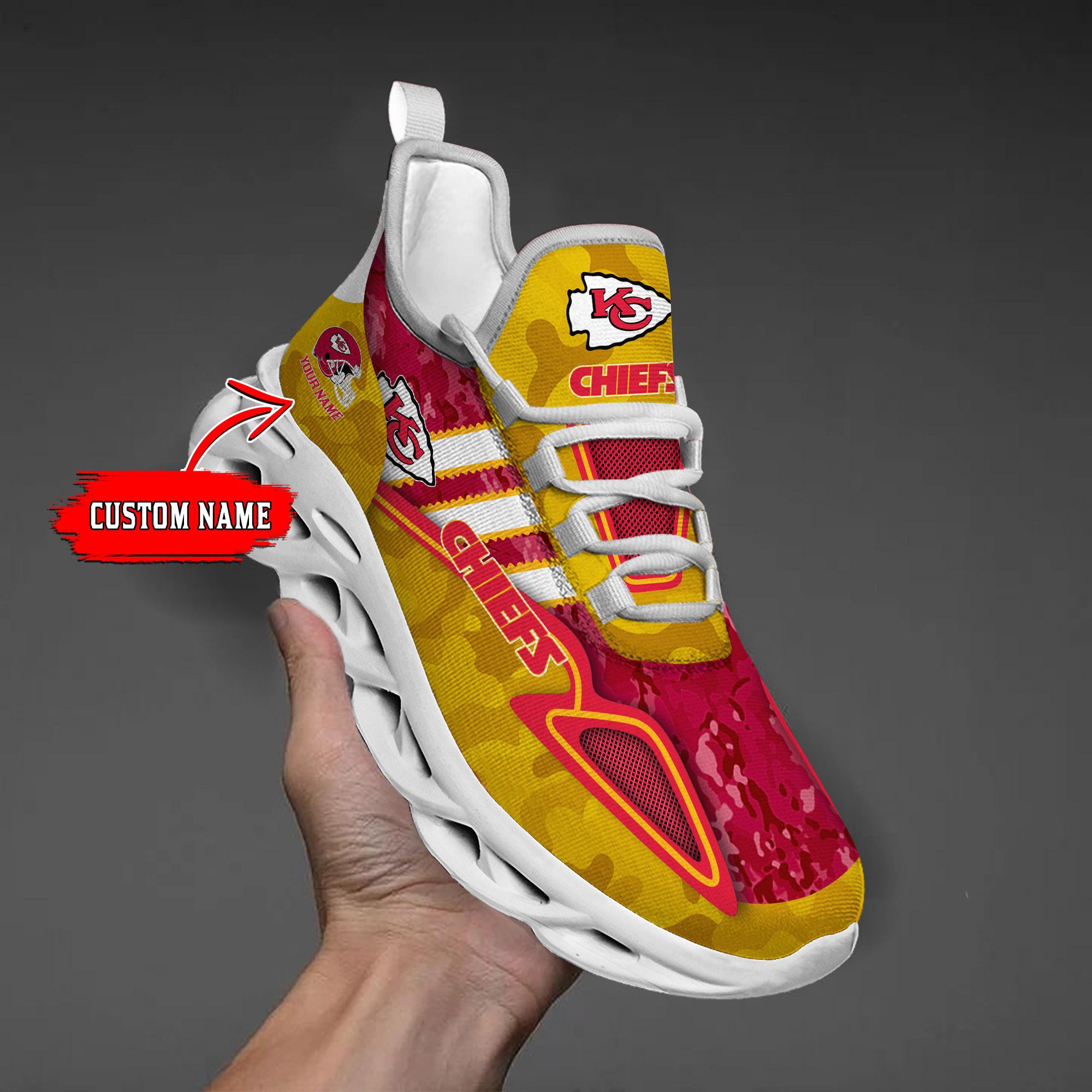 Personalized Kansas City Chiefs Max Soul Shoes Sneakers for Men And Women – NFL Football Fan Shoes, Team Sneakers - Image 7