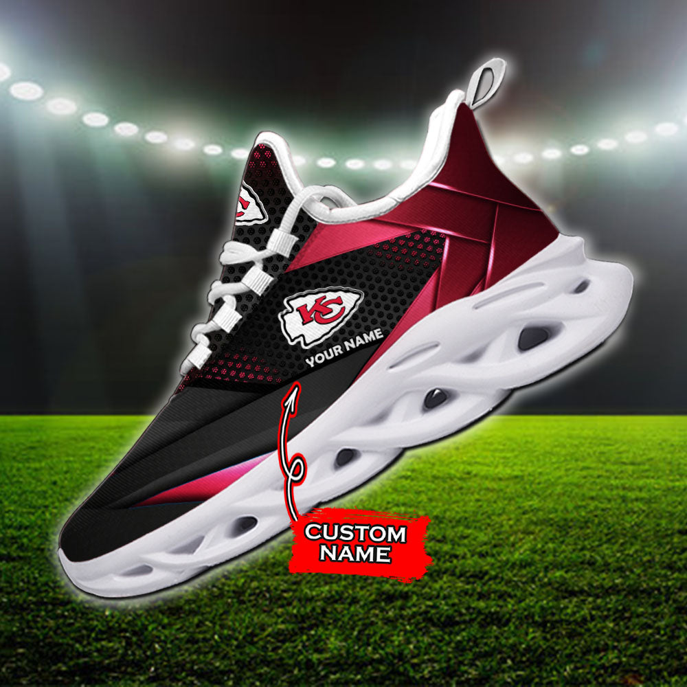 Personalized Kansas City Chiefs NFL Max Soul Shoes Sneakers for Men And Women – NFL Football Fan Shoes, Team Sneakers