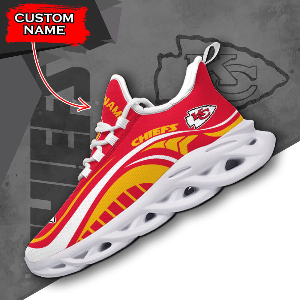Personalized Kansas City Chiefs NFL Max Soul Shoes Sneakers for Men And Women – NFL Football Fan Shoes, Team Sneakers