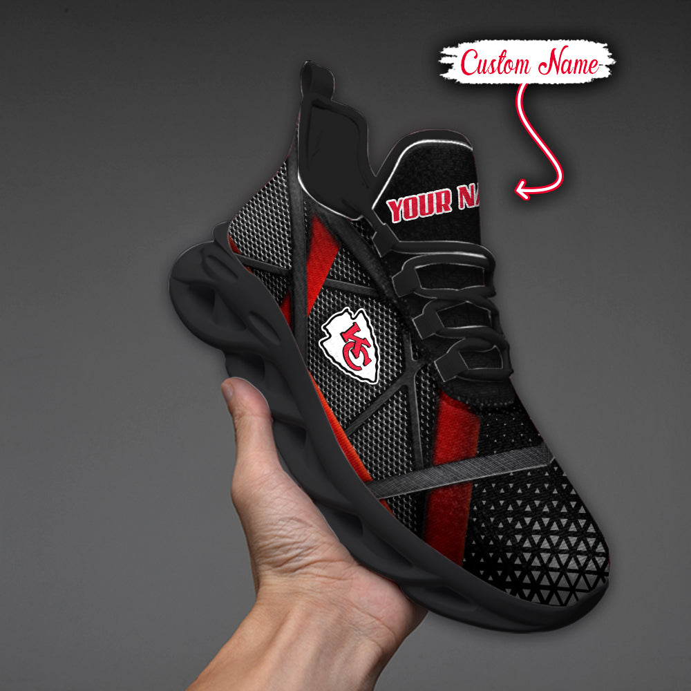 Personalized Kansas City Chiefs NFL Max Soul Shoes Sneakers for Men And Women – NFL Football Fan Shoes, Team Sneakers - Image 3